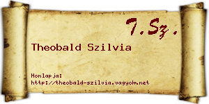 Theobald Szilvia névjegykártya